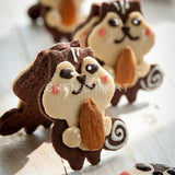  NEW 1 pc Cute Squirrel Raccoon Small Animal Metal Mould Cookie Cutter Biscuit Topper Decoration Mold Stainless Steel