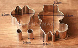  NEW 1 pc Cute Squirrel Raccoon Small Animal Metal Mould Cookie Cutter Biscuit Topper Decoration Mold Stainless Steel