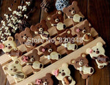   1 pc Cute Guitar Bear Small Animal Metal Mould Cookie Cutter Biscuit Topper Decoration Mold Stainless Steel