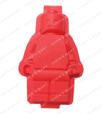  Valentine 1 pc For Lego Big Robot Figure Silicone Mould Chocolate Cupcake Ice Cube Mold Decorating