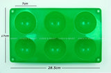 Jelly Mould 1 pc 7cm Half Ball Hemisphere Shape Silicone Mould Cake Fondant Sugarcraft Topper Decoration Mold Chocolate Baking