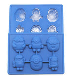  1 PC Children's Day Despicable Me Minions Ice Cube Tray Silicone Mould Cake Decorating Fondant Tool Chocolate Mold