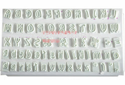 New 1 lot/64pcs Characters Lower Case Alphabet Letters Cutter Set Fondant Cake Decoration Cookies Mould Decorating Tool DIY