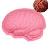  1 pc Zombie Brain 3D Large Mold DIY Silicone Mould Cake Decoration Sugar Mold Baking Tools Chocolate Mould