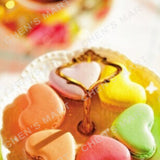 Sweet Heart 1 pc New Style Valentine Love heart Macaroon Mat Cake Decorating Fondant Silicone Mould Macaron Baking Mold